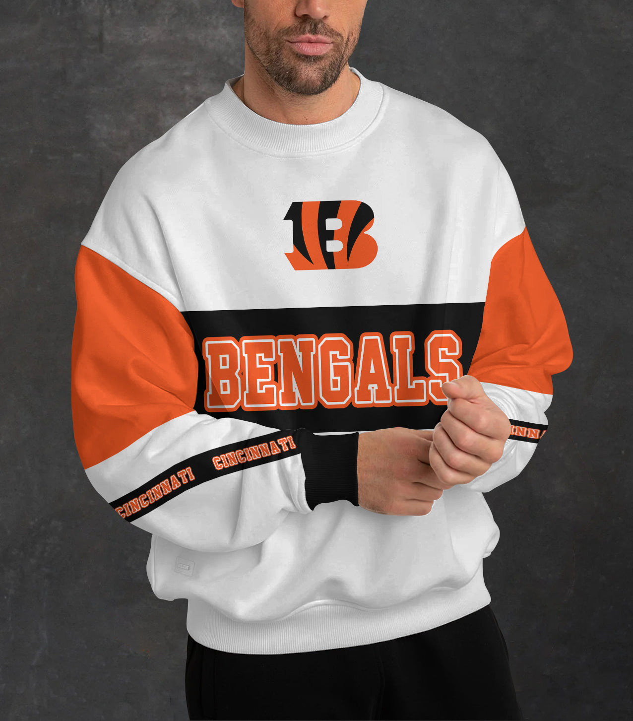 Cincinnati Bengals 3D Limited Edition Crew Neck sweatshirt