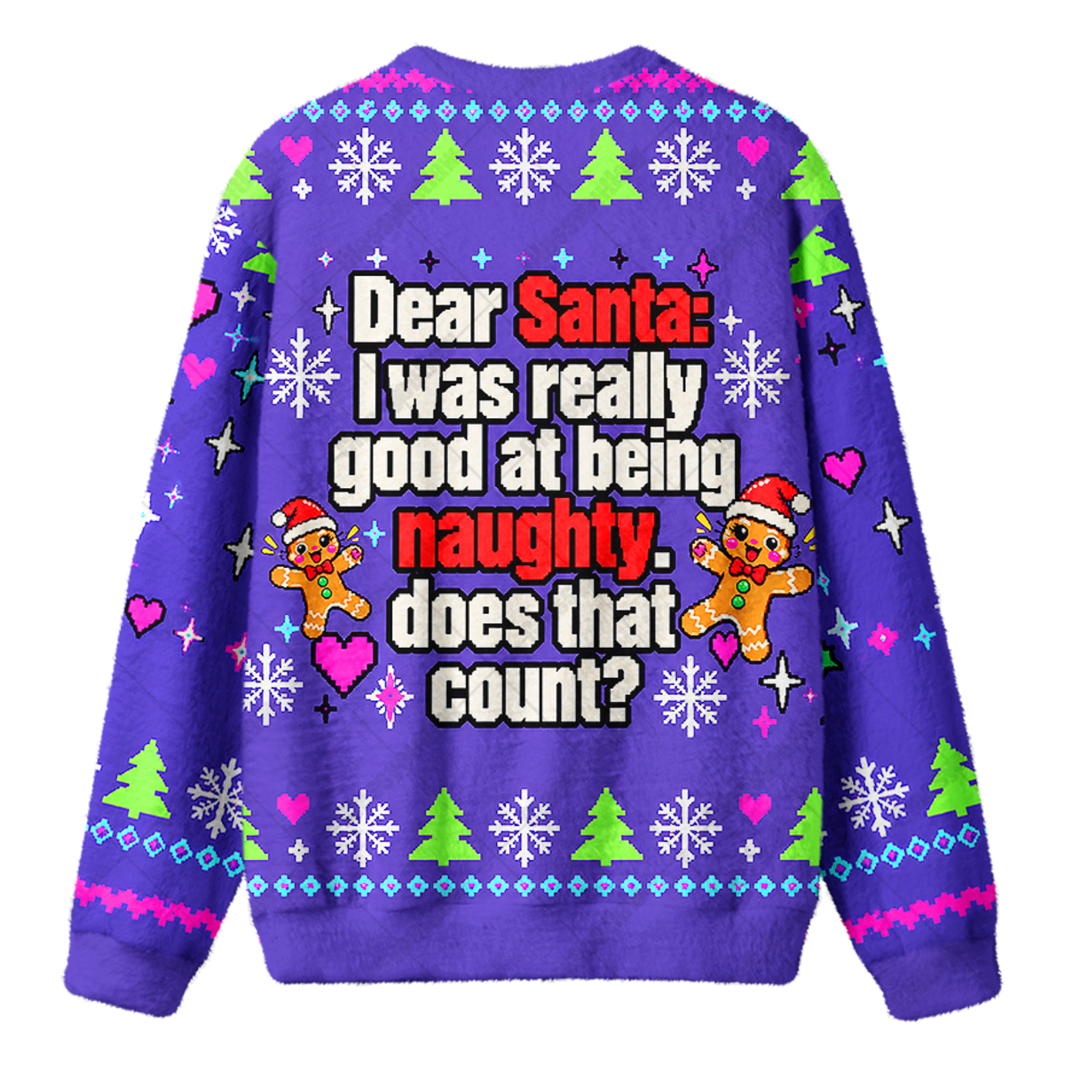 NAUGHTY GINGER UGLY CHRISTMAS SWEATSHIRT — image 2