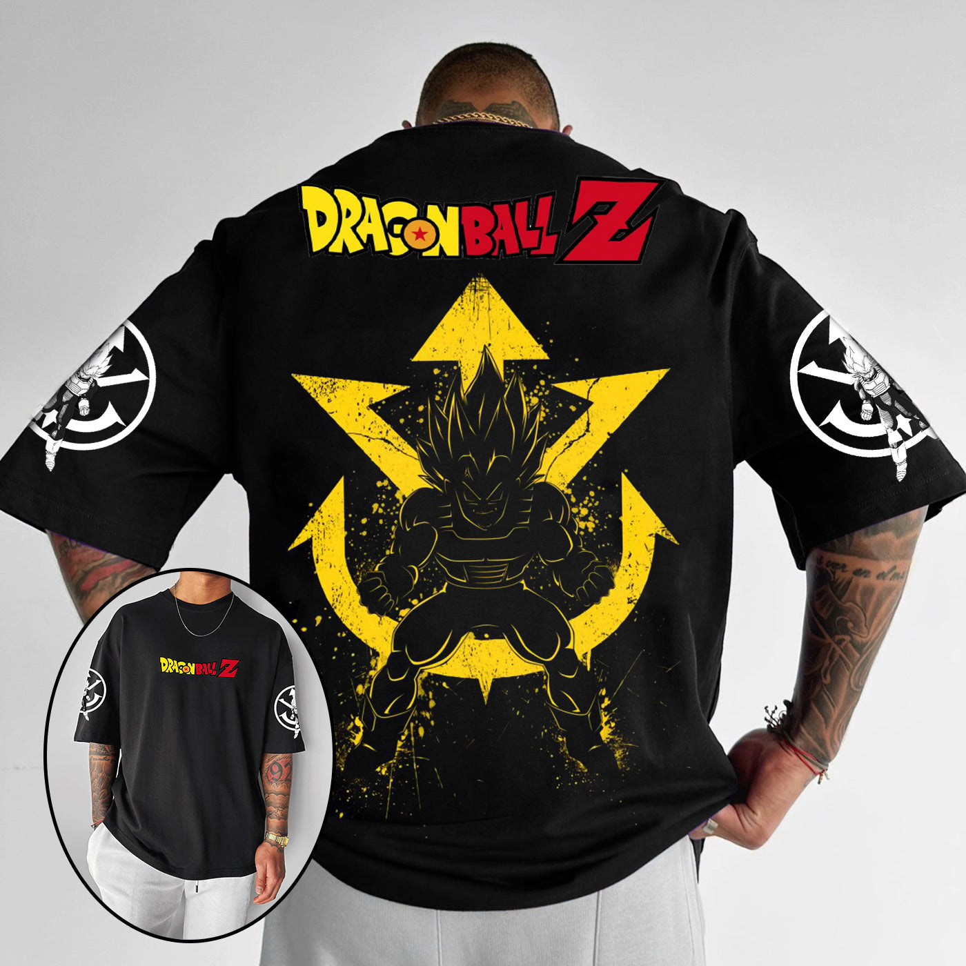 Anime Letter Printing Loose T-shirt