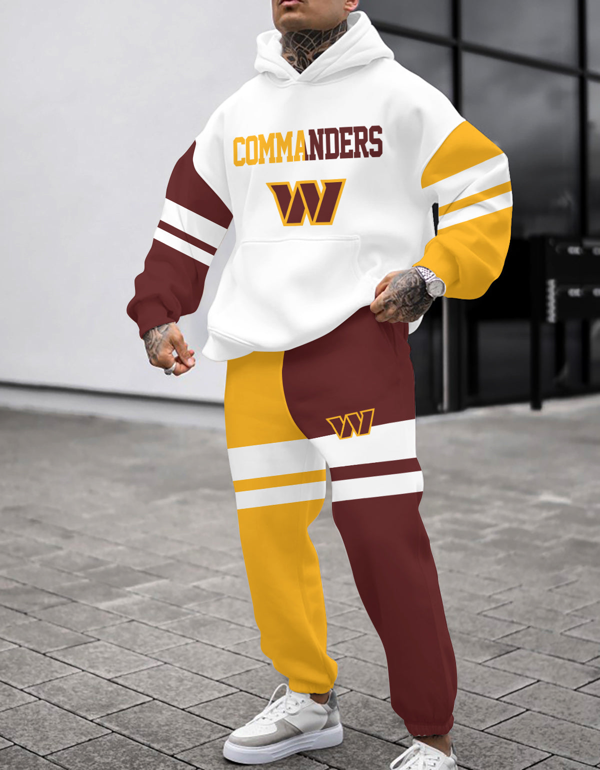 Washington Commanders 3D Printed Pullover Hoodie And Sweatpant 2pcs Tracksuits