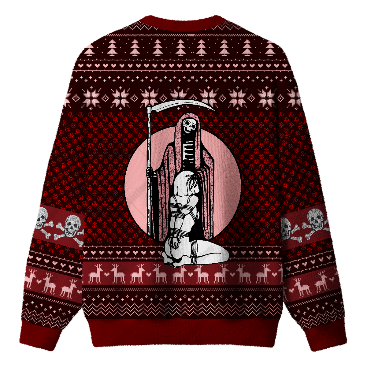 REAPER AND RESTRAINT UGLY CHRISTMAS SWEATSHIRT — image 2