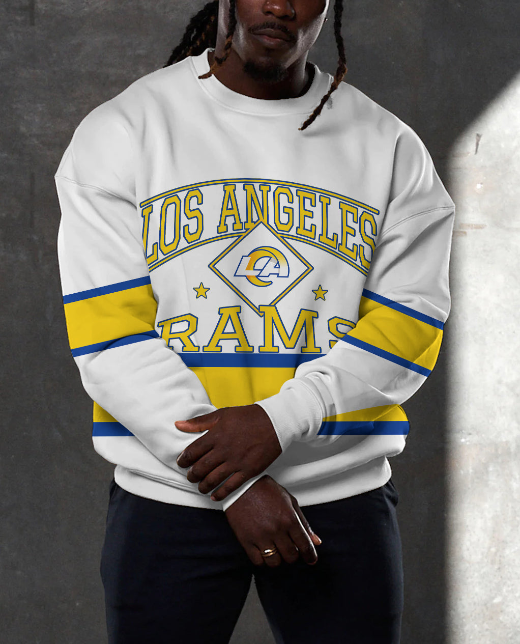Los Angeles Rams 3D Limited Edition Crew Neck sweatshirt