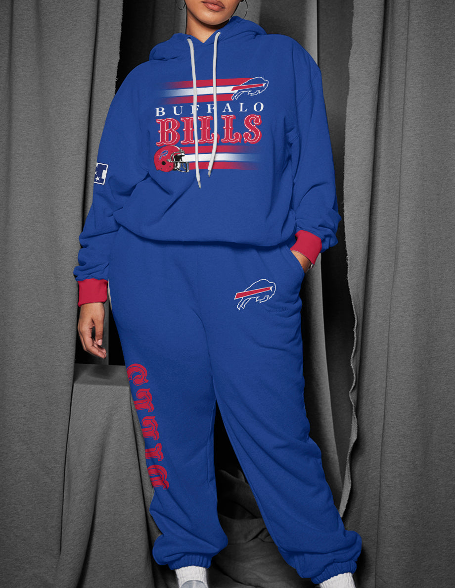 Buffalo Bills 3D Printed Pullover Hoodie And Sweatpant 2pcs Tracksuits