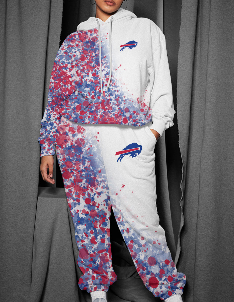 Buffalo Bills 3D Printed Pullover Hoodie And Sweatpant 2pcs Tracksuits