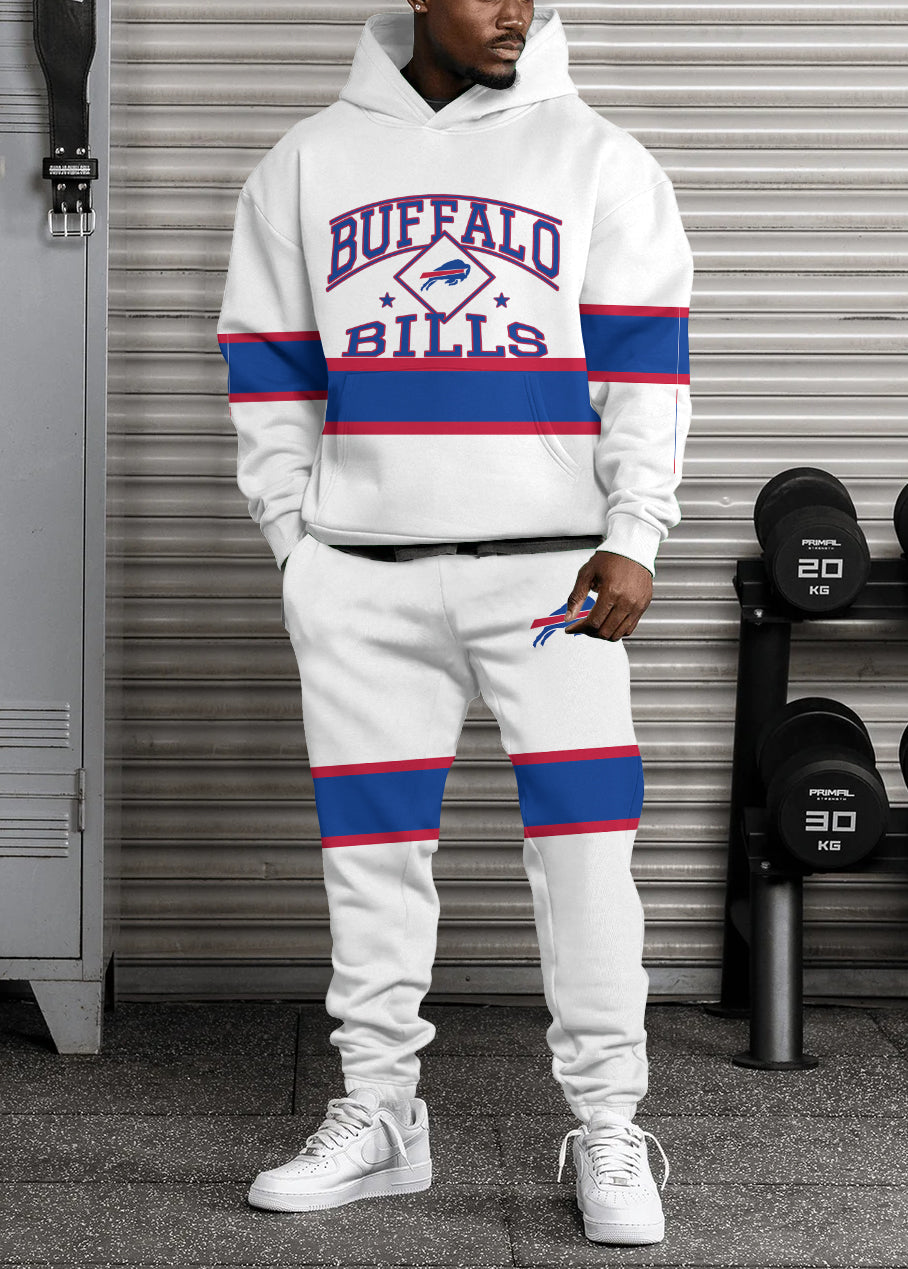 Buffalo Bills 3D Printed Pullover Hoodie And Sweatpant 2pcs Tracksuits