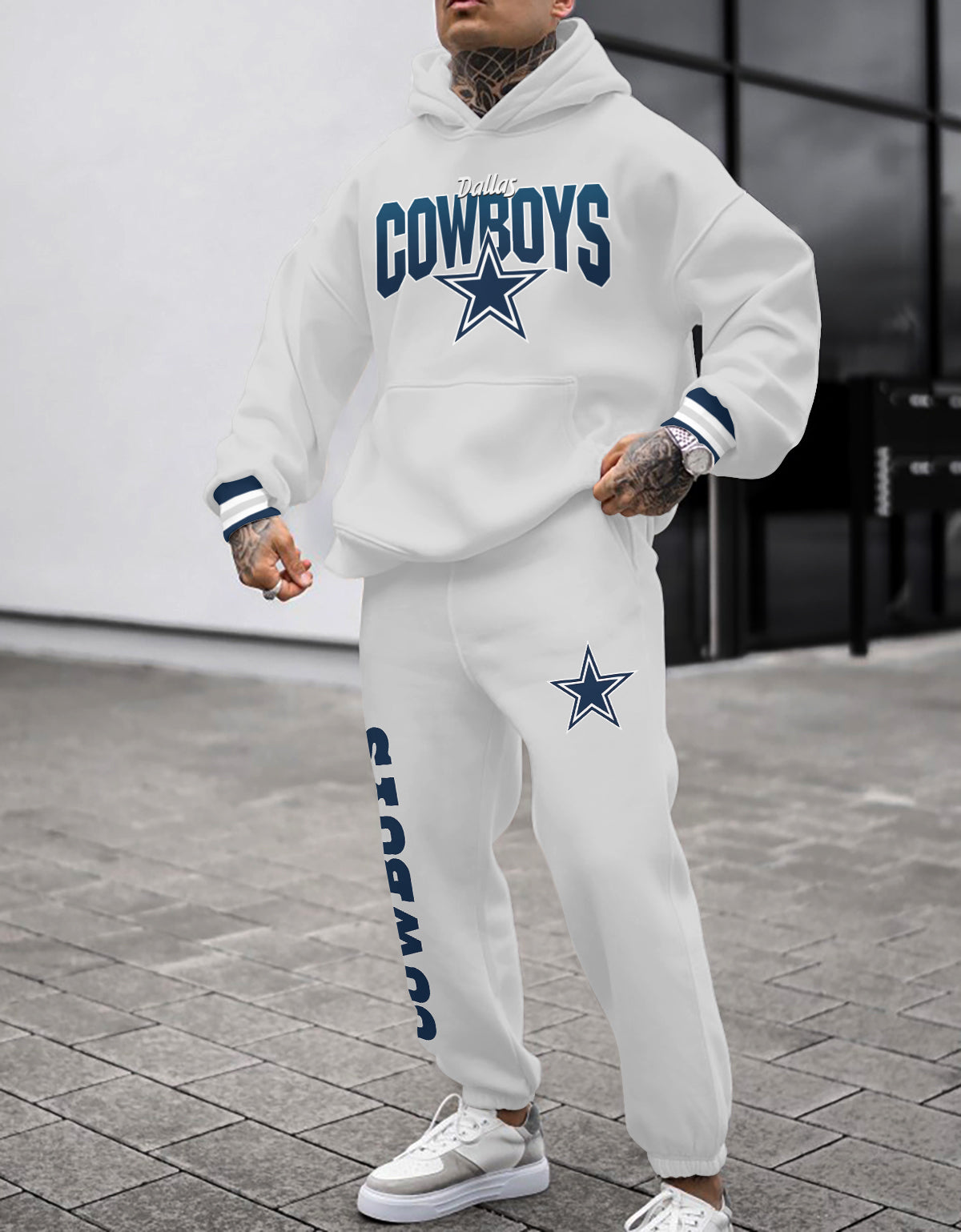 Dallas Cowboys 3D Printed Pullover Hoodie And Sweatpant 2pcs Tracksuits