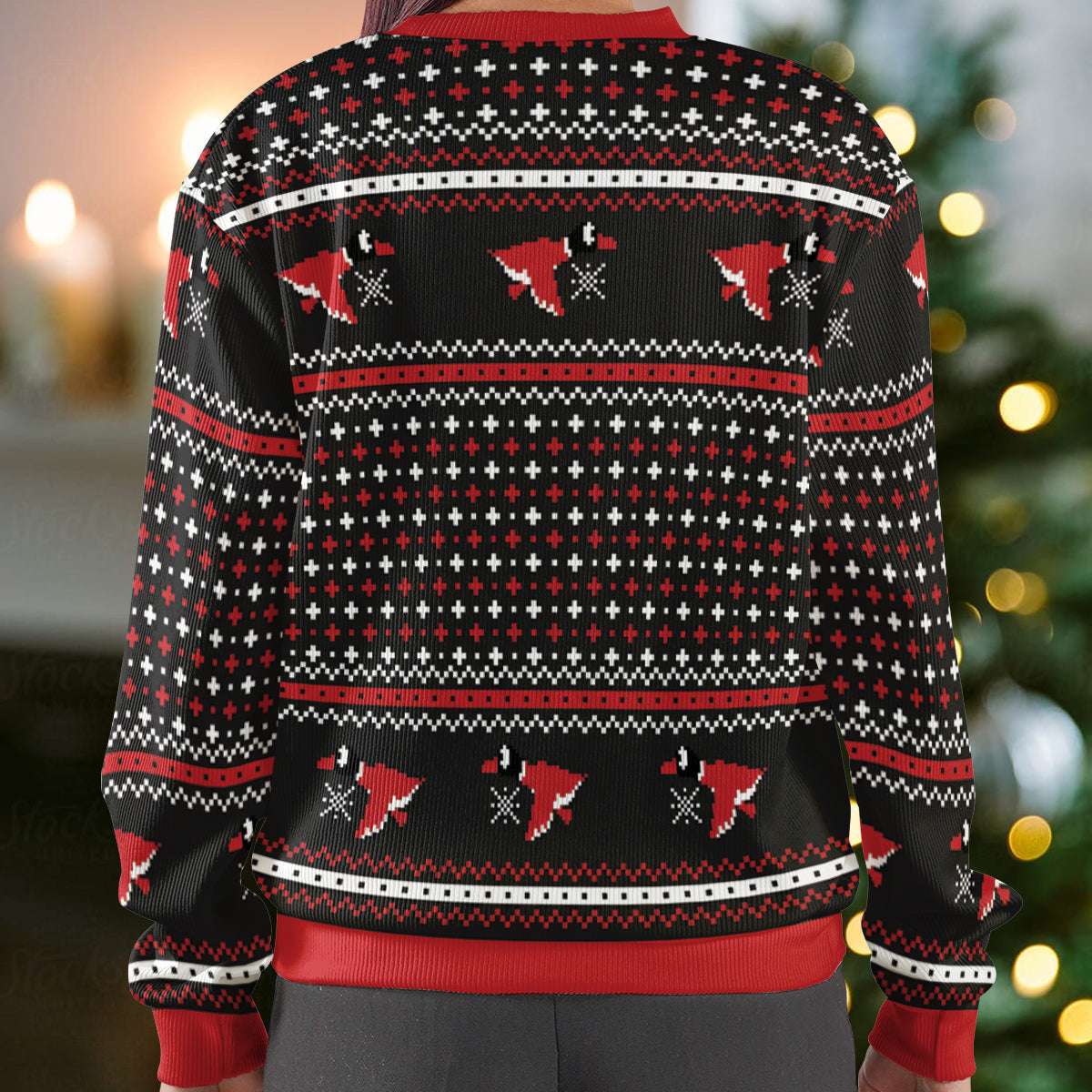 Christmas Duck Hunt Ugly Christmas Sweatshirt