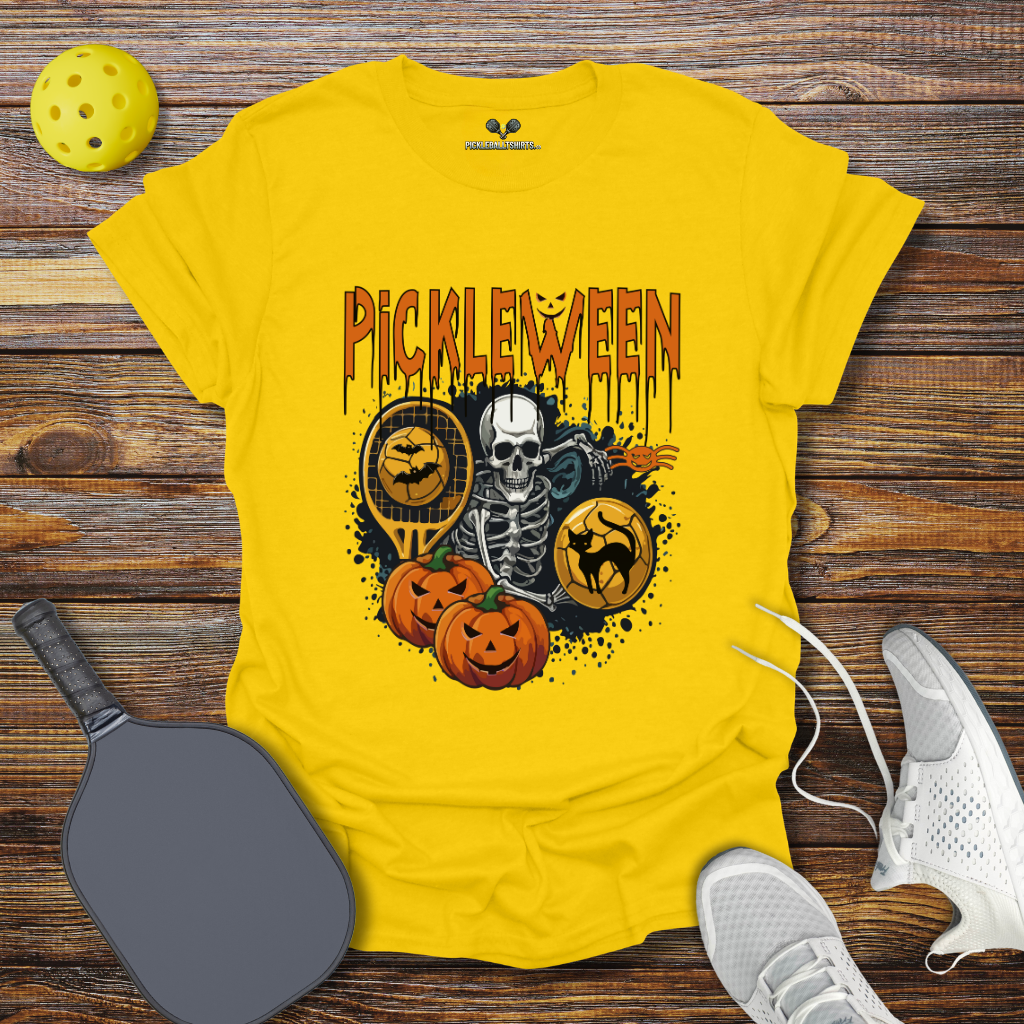 Funny Pickleball Shirt – Pickleween Halloween T-Shirt