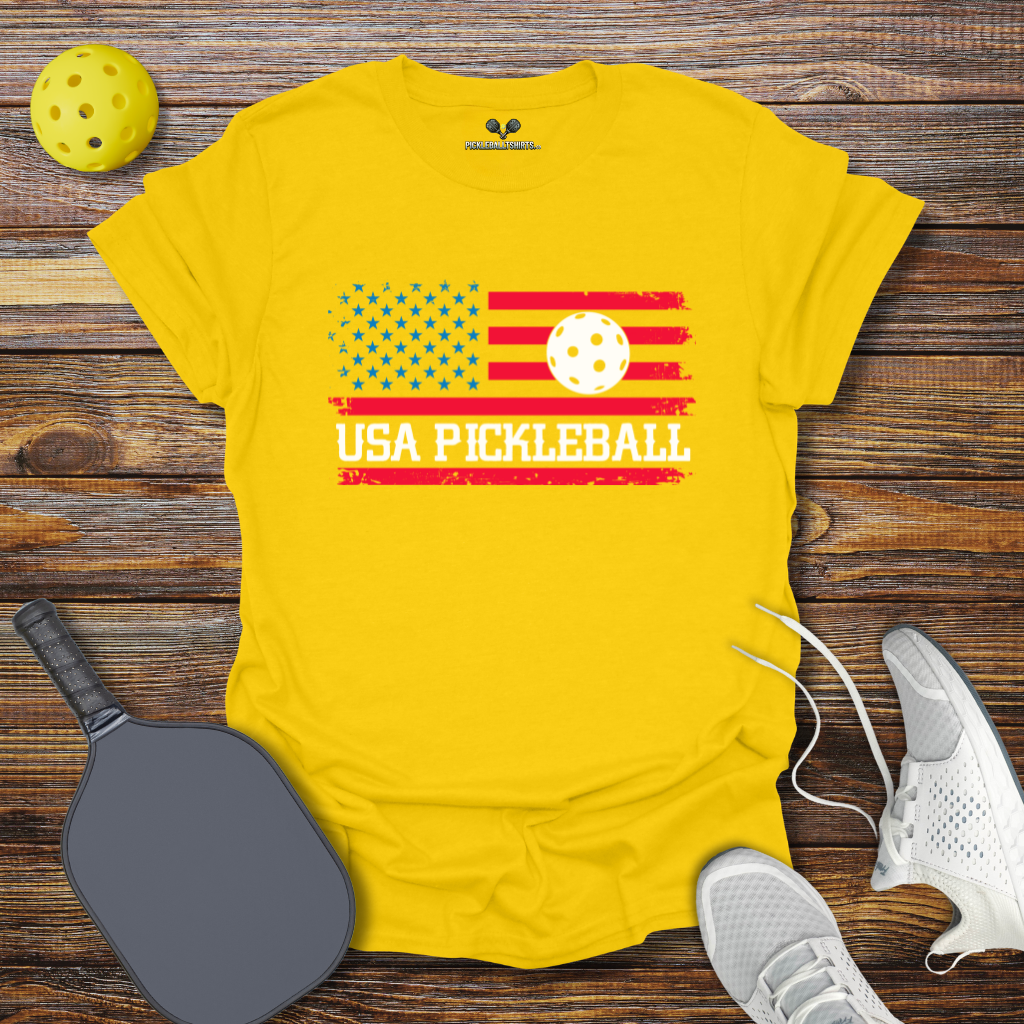 Funny Pickleball Shirt – USA Pickleball T-Shirt