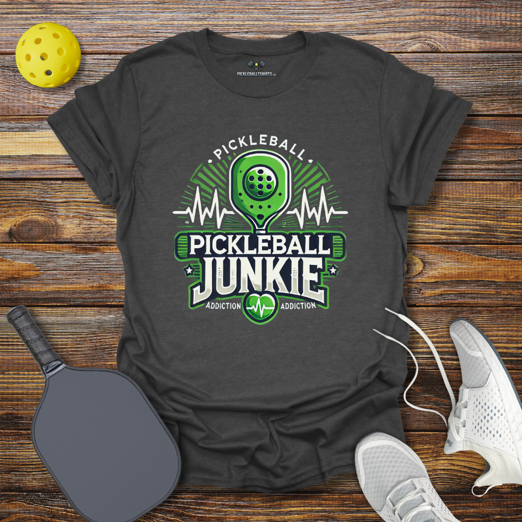 Funny Pickleball Shirt – Pickleball JUNKIE T-Shirt