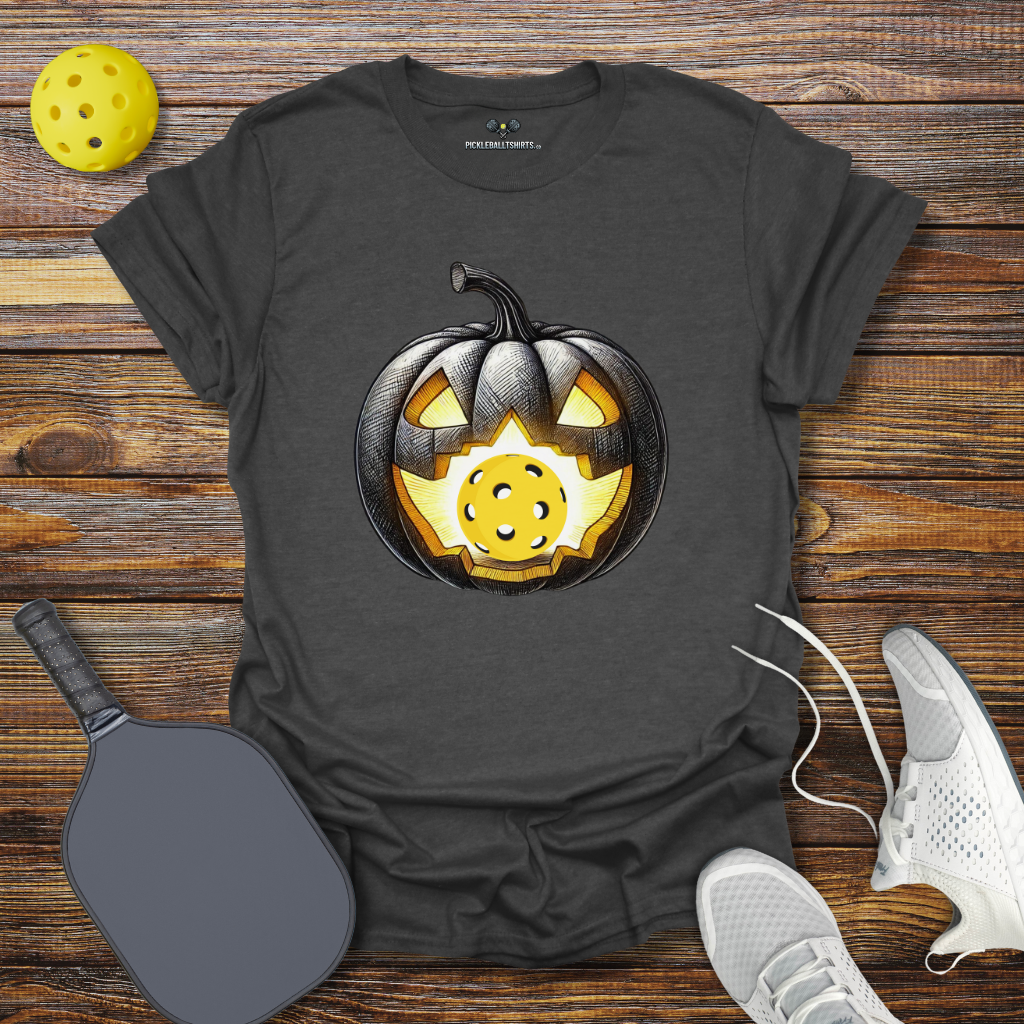 Funny Pickleball Shirt – Pumpkin Pickleball Halloween T-Shirt