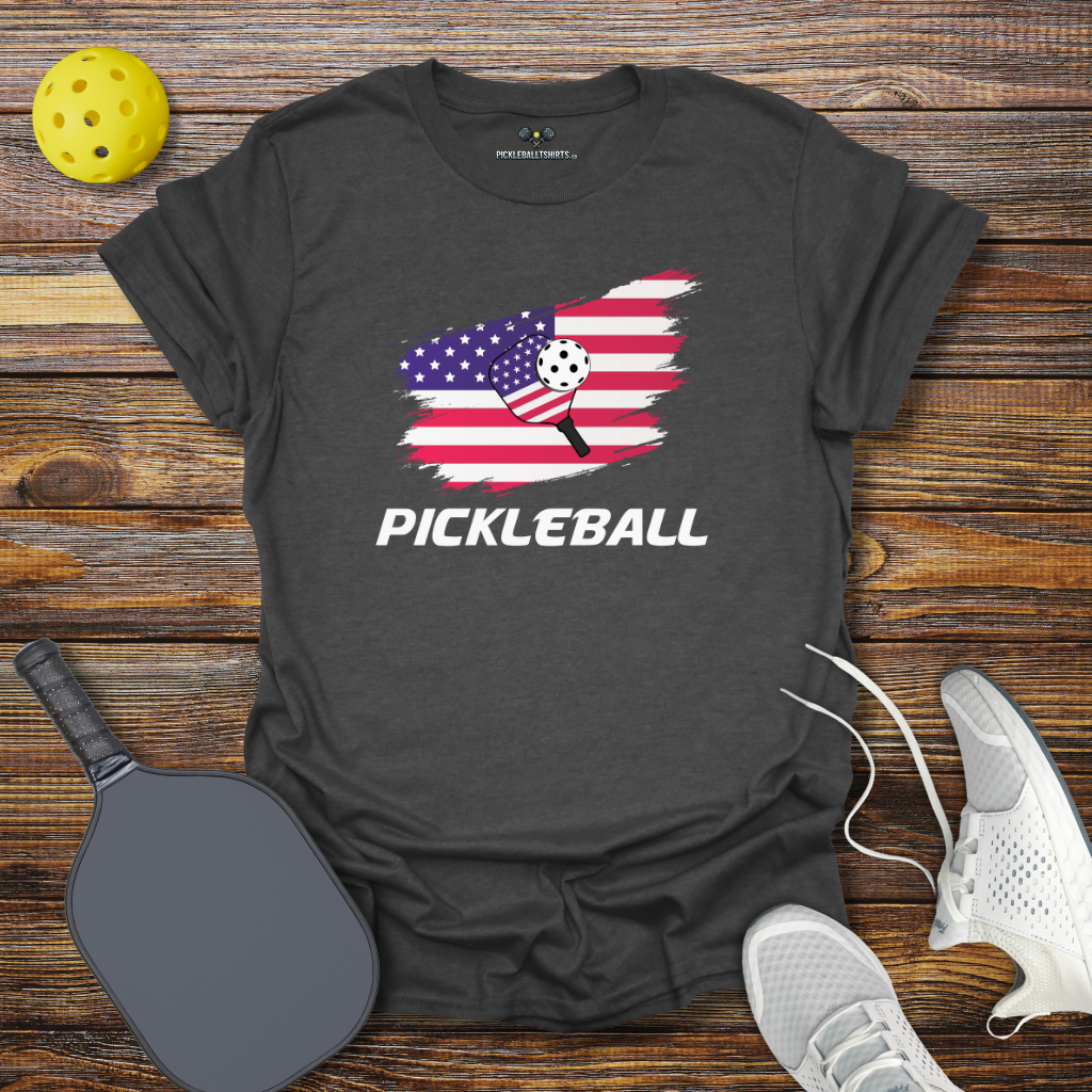 Funny Pickleball Shirt – Pickleball USA T-Shirt