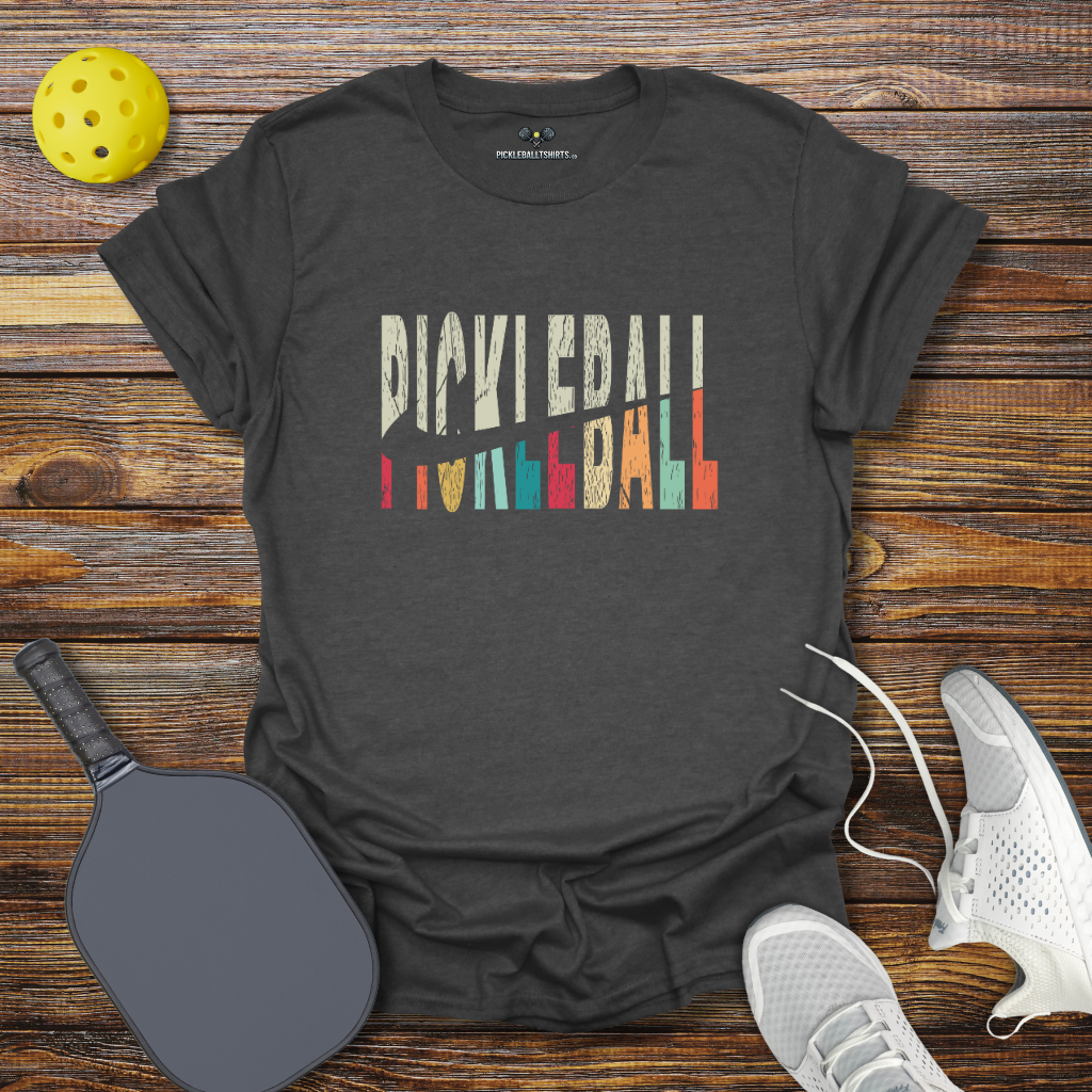Funny Pickleball Shirt – Pickleball Retro Logo T-Shirt