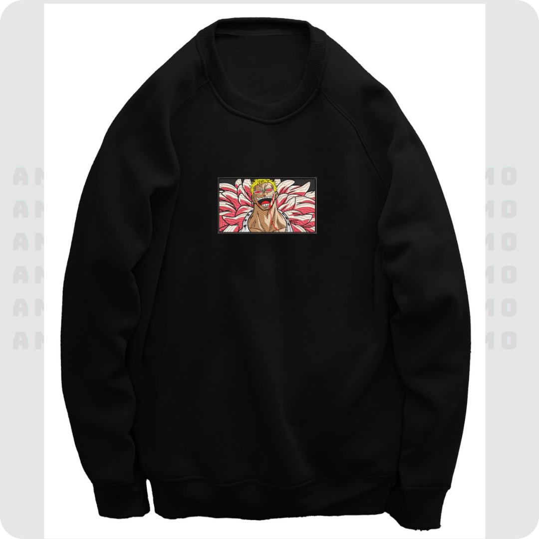 Donquixote Doflamingo One Piece Embroidered Sweater