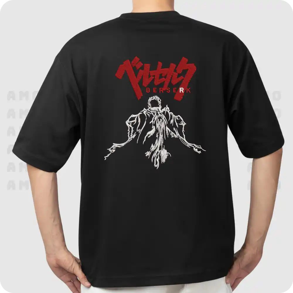 Guts Berserk embroidered T-shirt