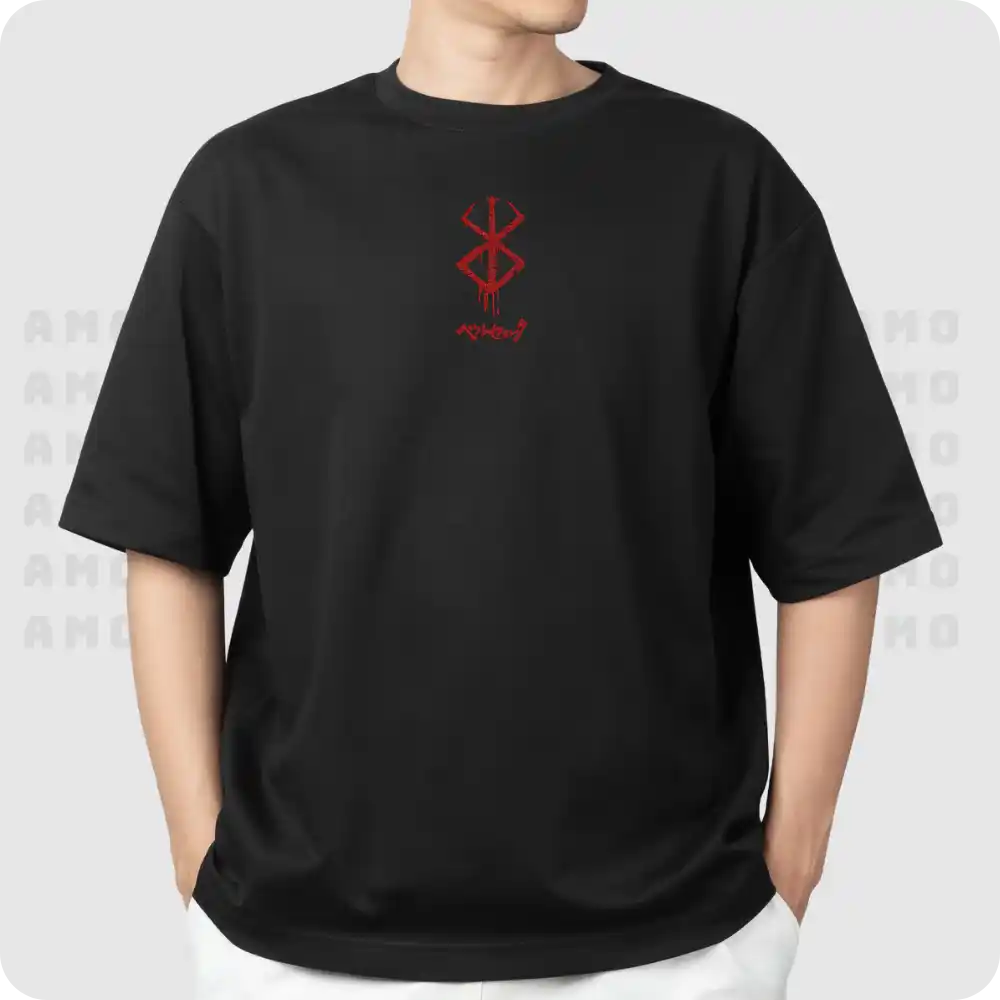 Guts Berserk embroidered T-shirt