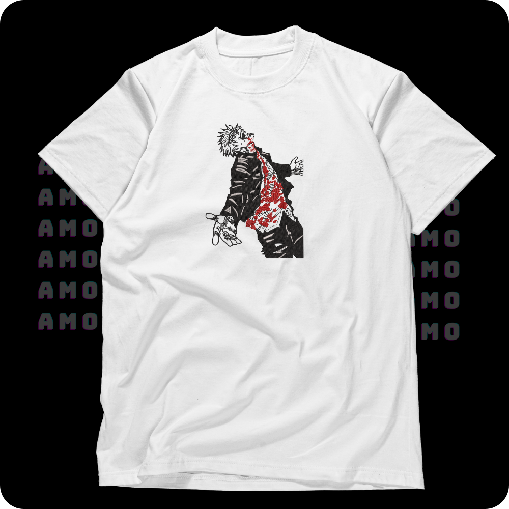 Gojo Satoru Jujutsu Kaisen embroidered T-shirt