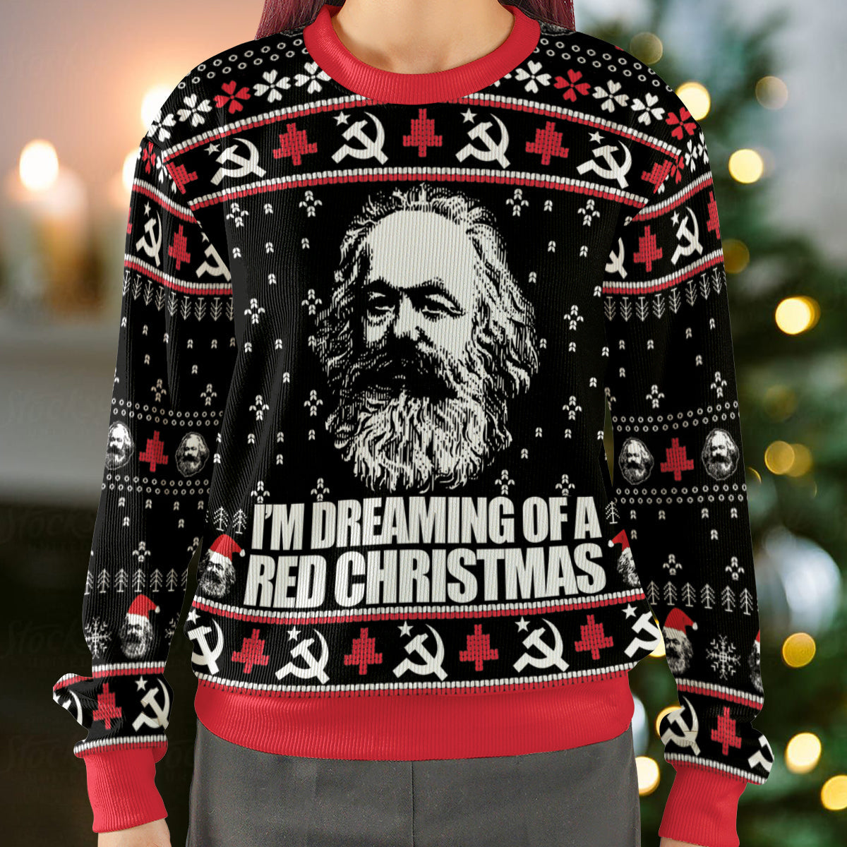 Dreaming of a Red Christmas Ugly Christmas Sweatshirt
