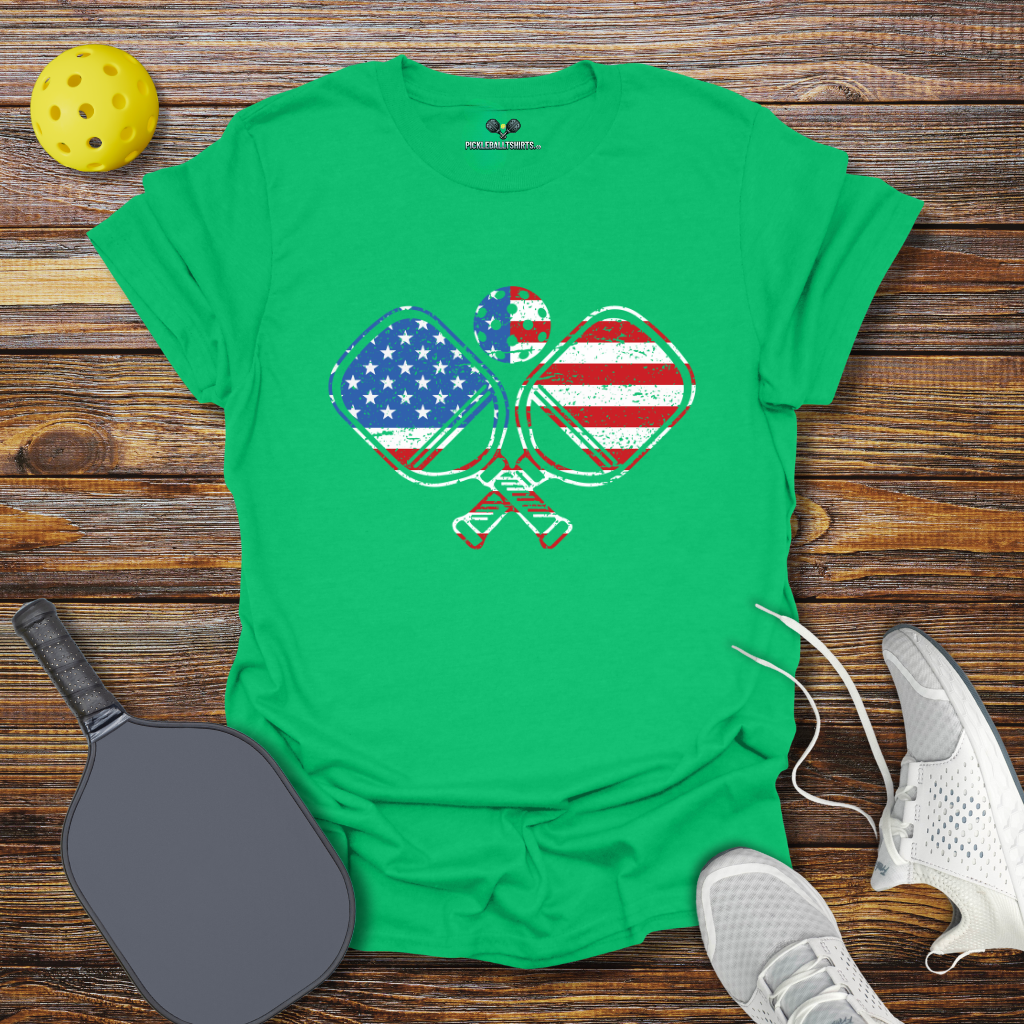 Funny Pickleball Shirt – USA Pickleball Padles T-Shirt