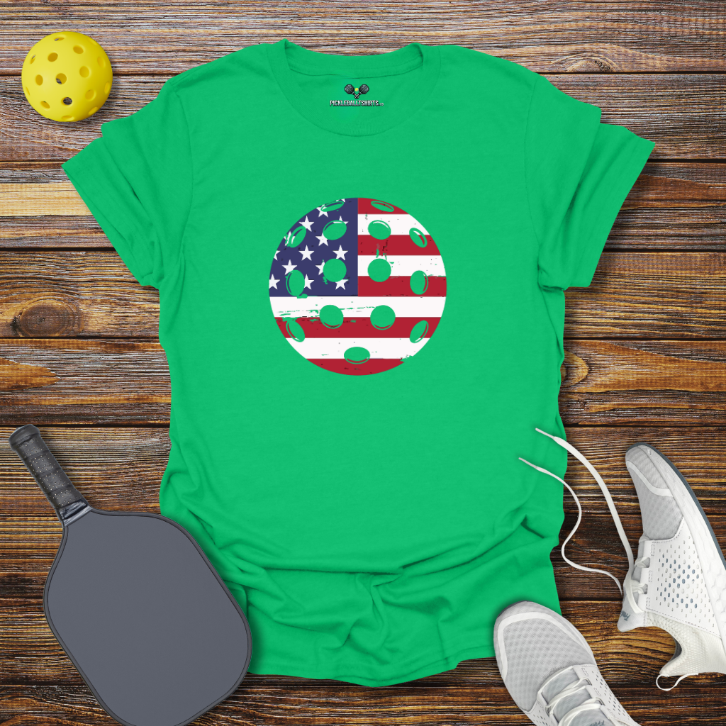 Funny Pickleball Shirt – Pickleball USA Ball T-Shirt