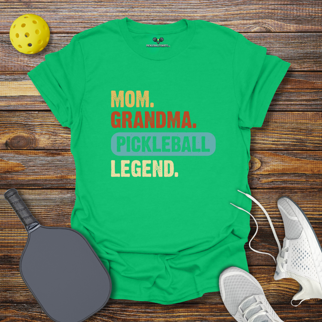 Funny Pickleball Shirt – Mom Grandma Pickleball Legend T-Shirt
