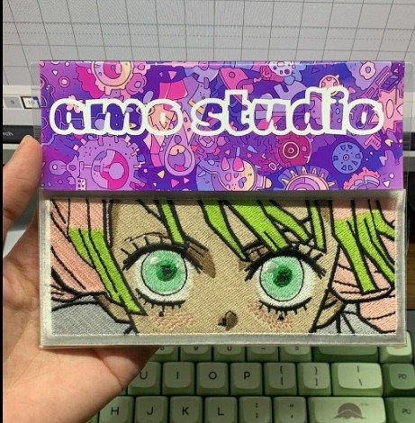 Mitsuri Kanroji Embroidered Patch – Demon Slayer Iron-On Anime Badge