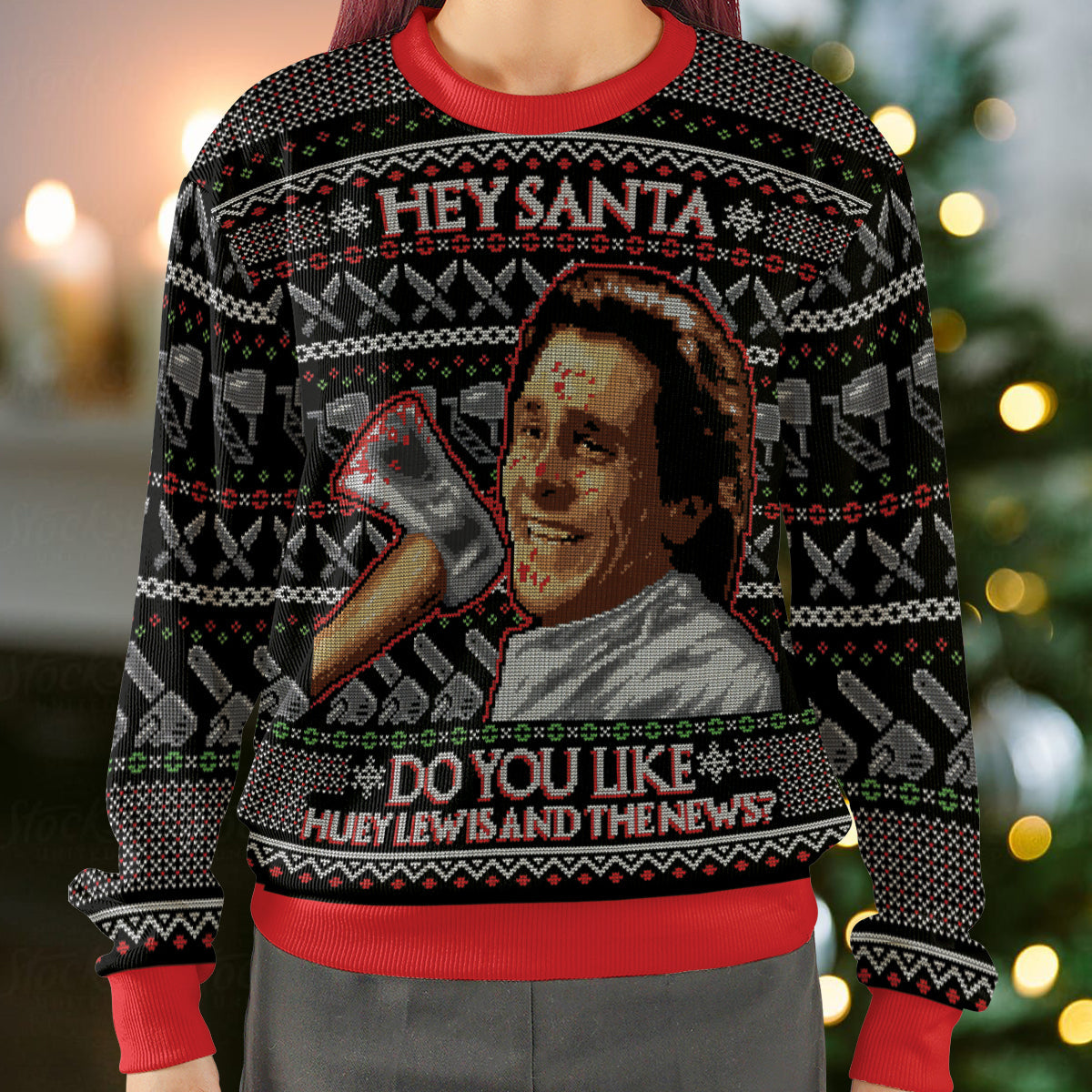 American Santa Ugly Christmas Sweatshirt