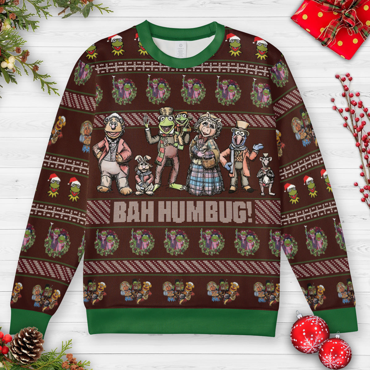 Bah Humbug Ugly Christmas Sweatshirt