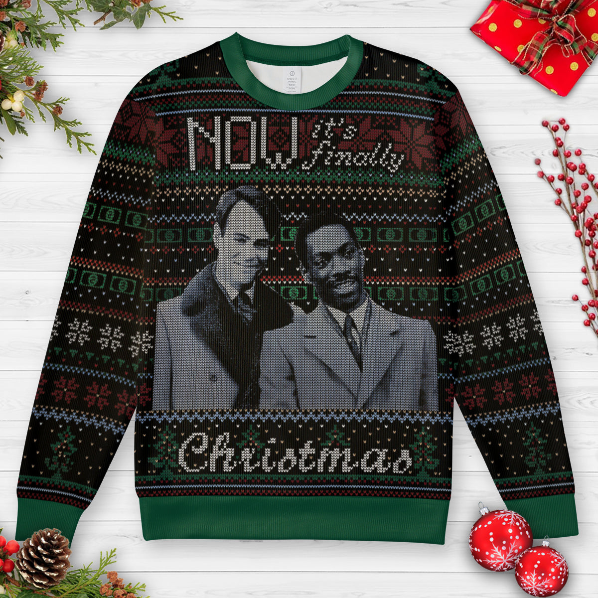 Finally Christmas Ugly Christmas Sweatshirt