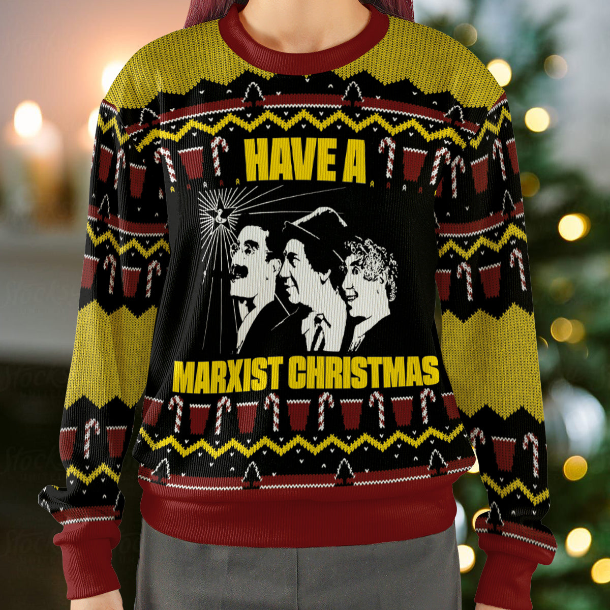Have a Marxist Christmas Ugly Christmas Sweatshirt