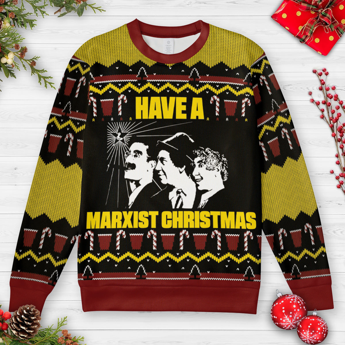 Have a Marxist Christmas Ugly Christmas Sweatshirt