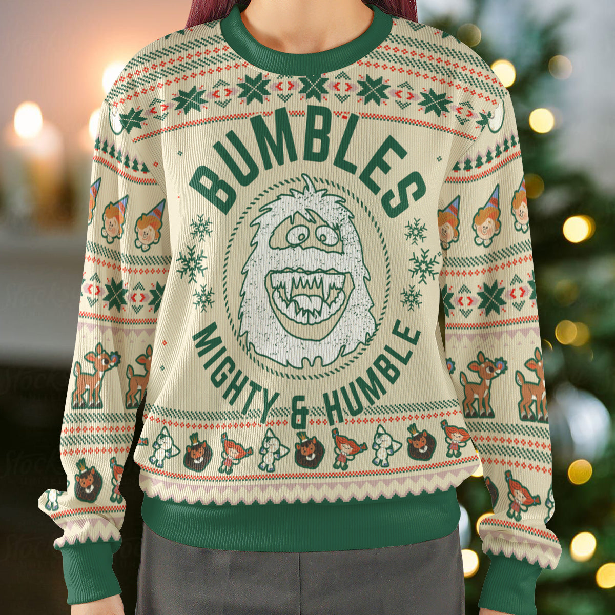 Midfit Bumbles Mighty & Humble Ugly Christmas Sweatshirt