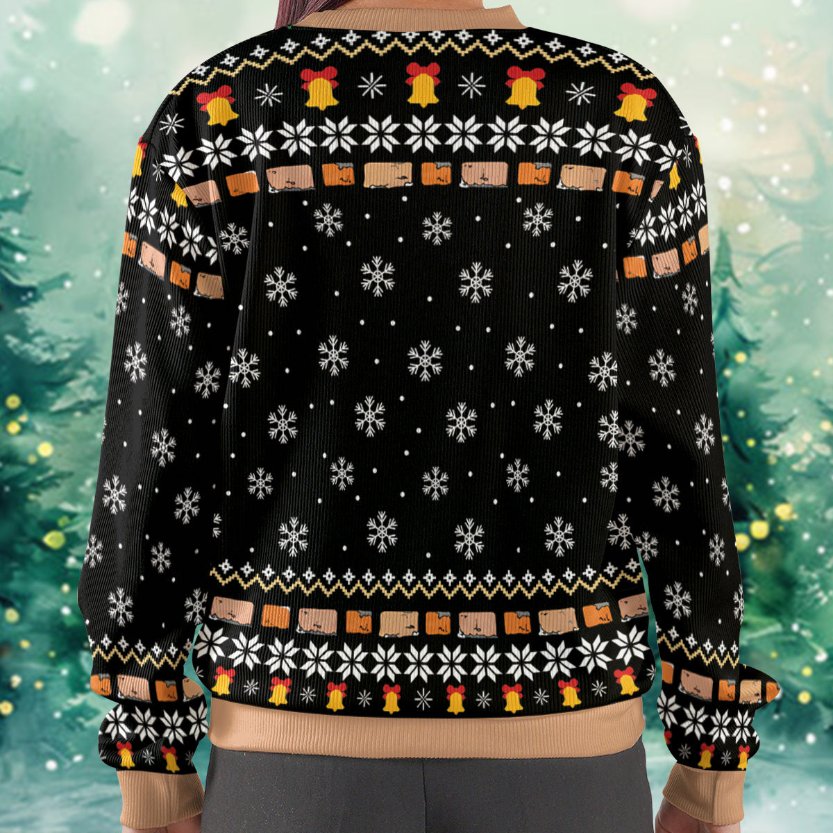 No Cheese For Us Meeces Ugly Christmas Sweatshirt