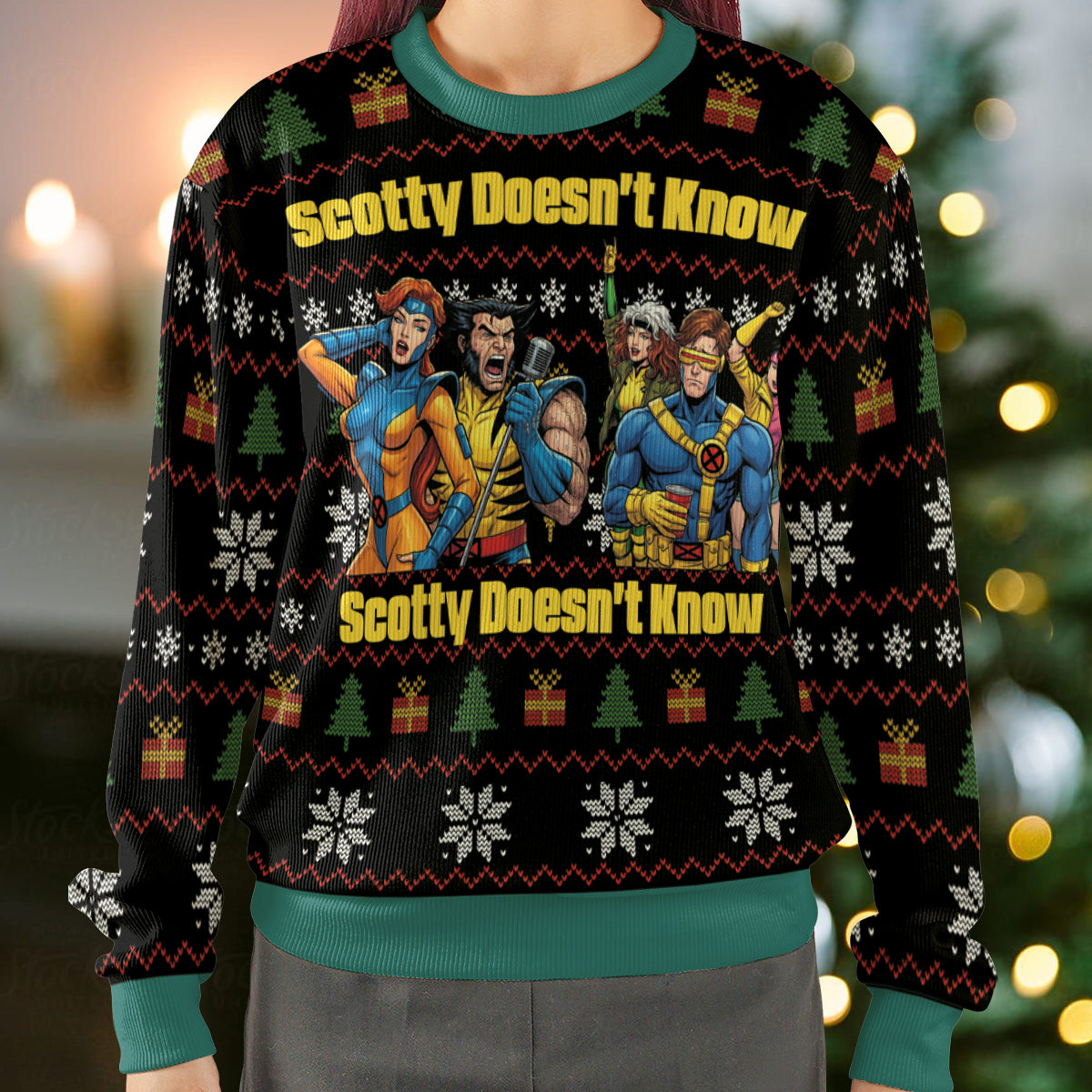 Scotty Doesn't Know Ugly Christmas Sweatshirt