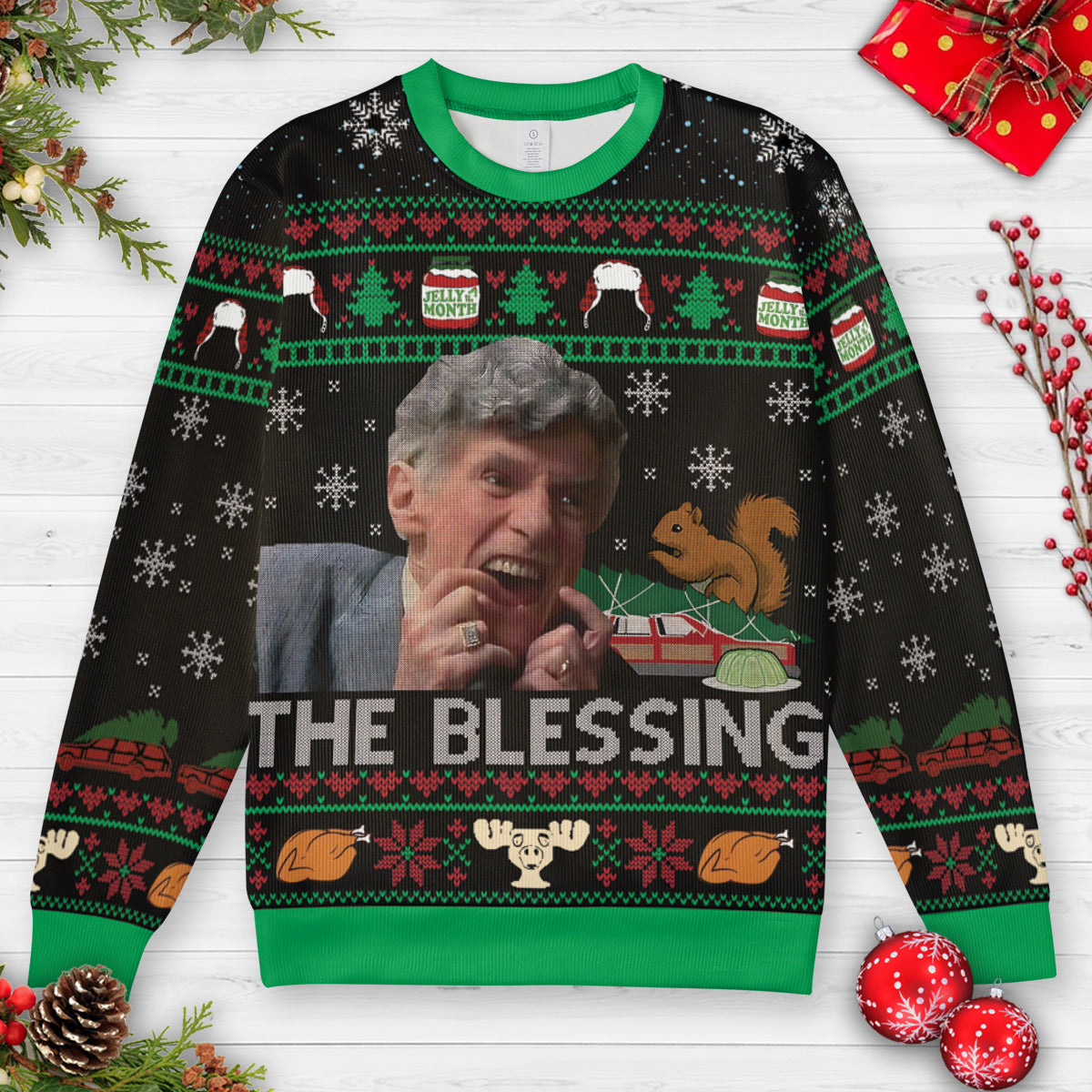 The Blessing Ugly Christmas Sweatshirt