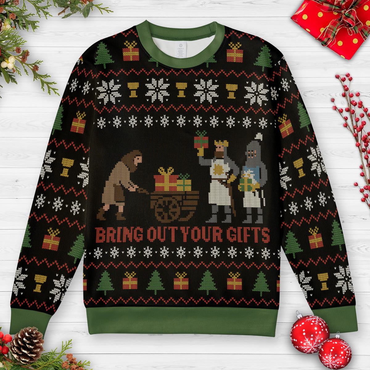 Bring Out Your Gifts Ugly Christmas Sweatshirt