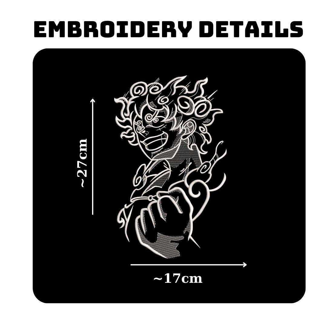 Luffy gear 5 One Piece Embroidered Sweater