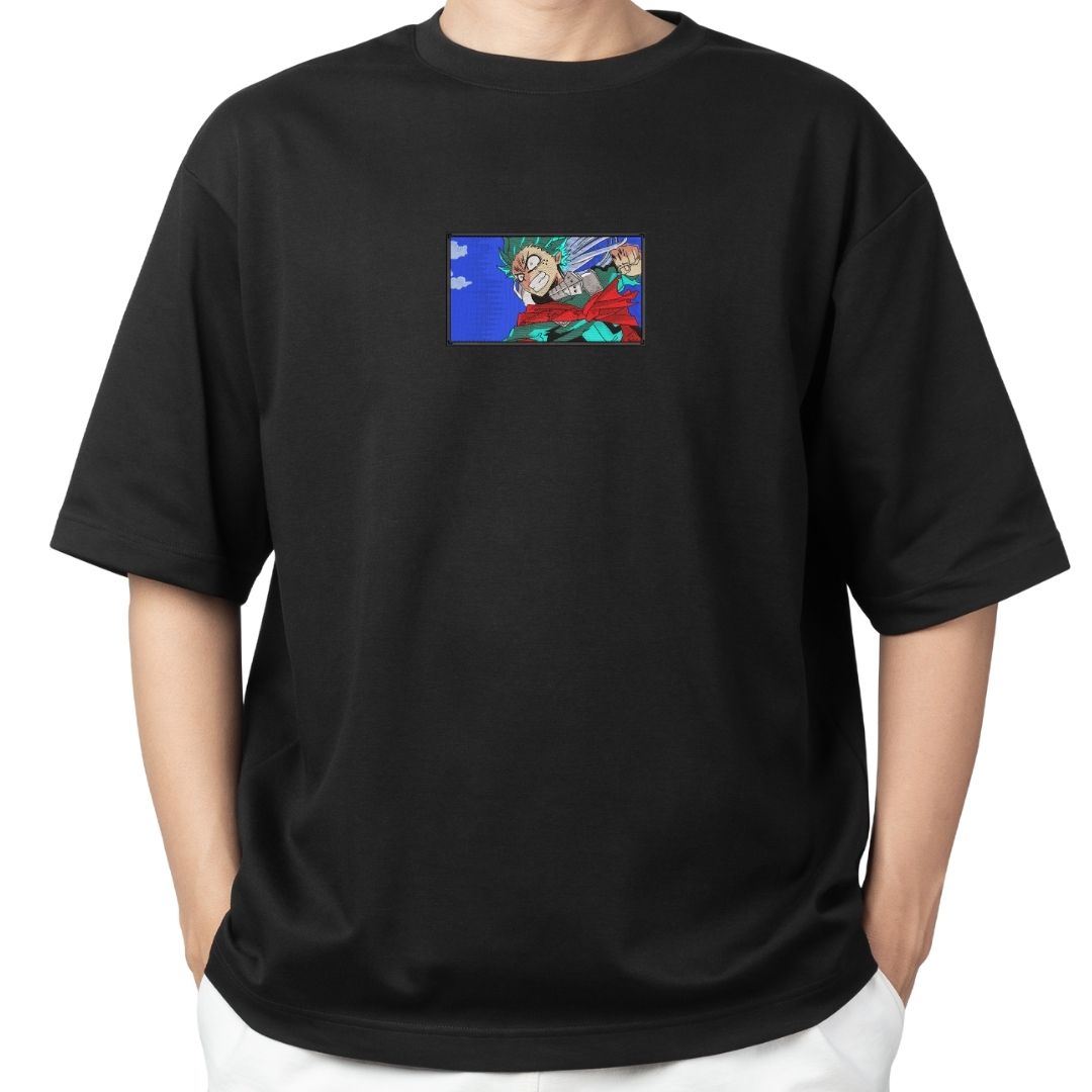 Midoriya Izuku DEKU - My Hero Academia Embroidered T-Shirt
