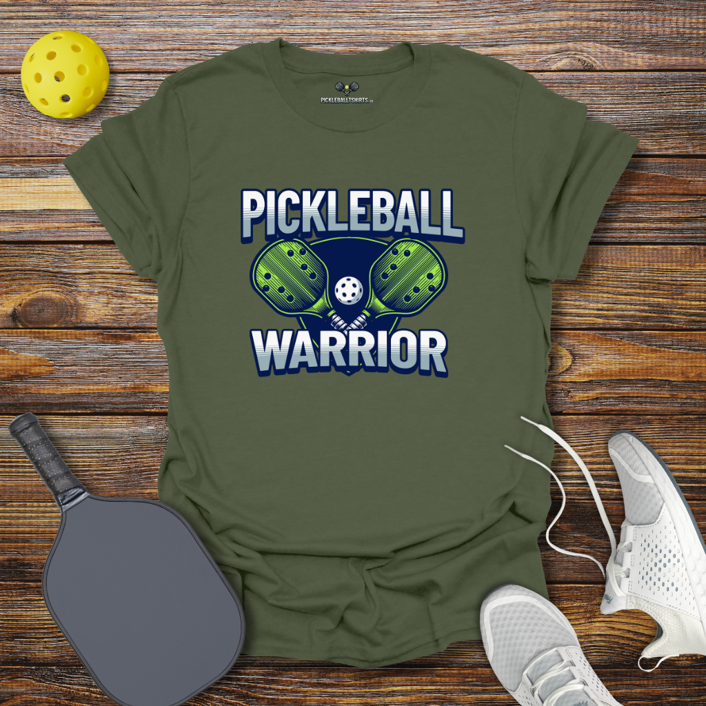 Funny Pickleball Shirt – Pickleball Warrior T-Shirt