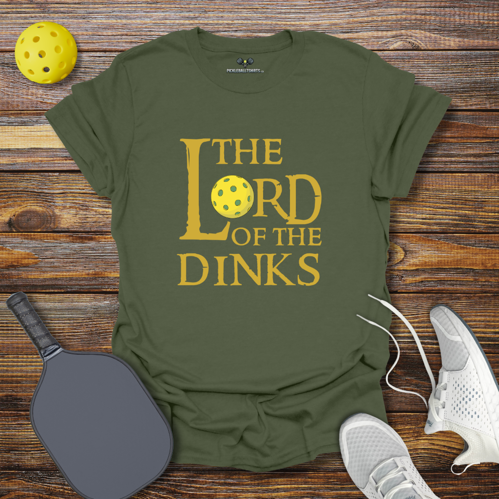 Funny Pickleball Shirt – The Lord of the Dinks T-Shirt