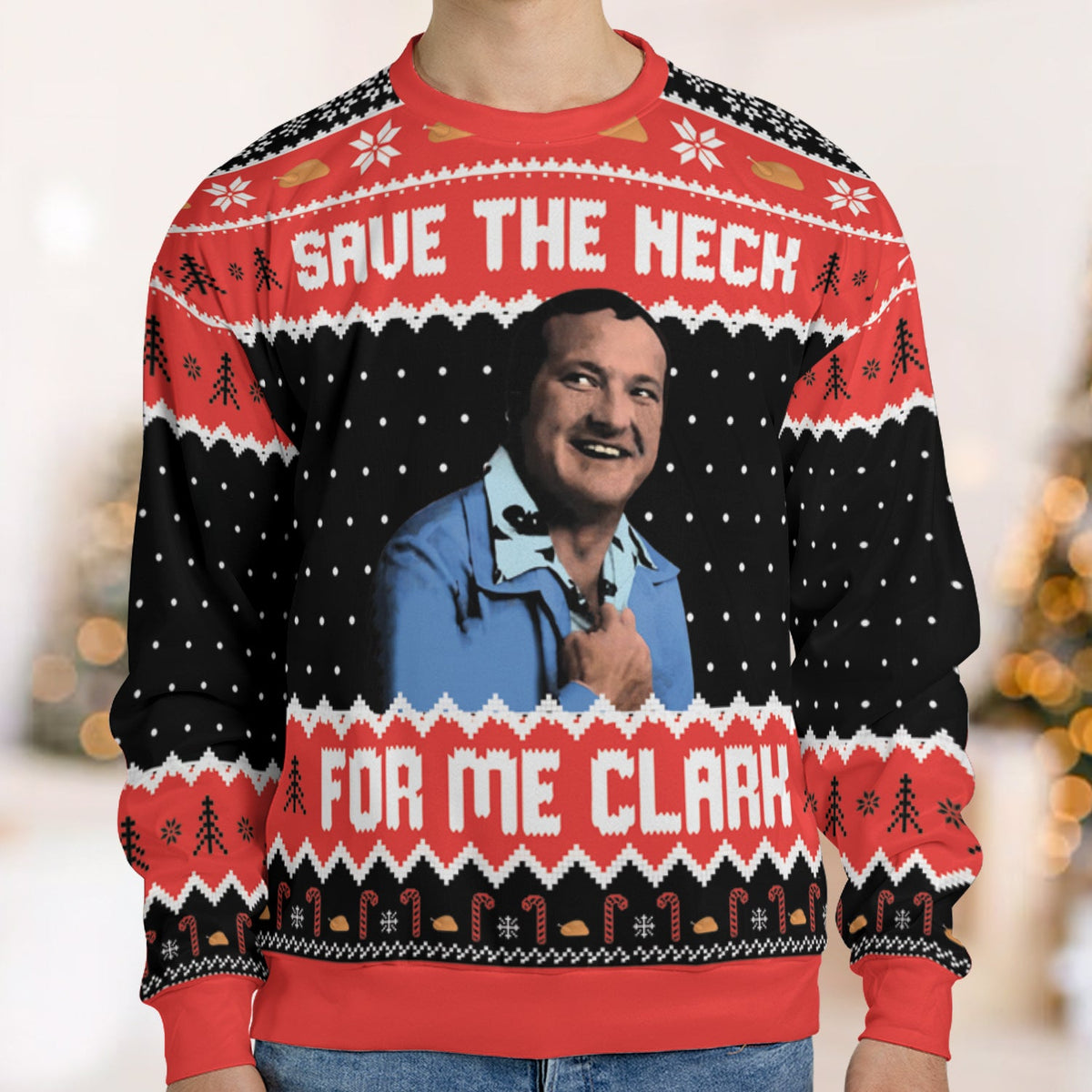 Save The Neck National Lampoon's Christmas Vacation Ugly Christmas Sweatshirt