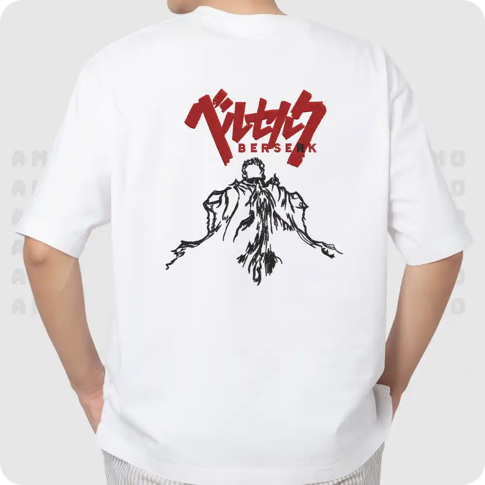 Guts Berserk embroidered T-shirt