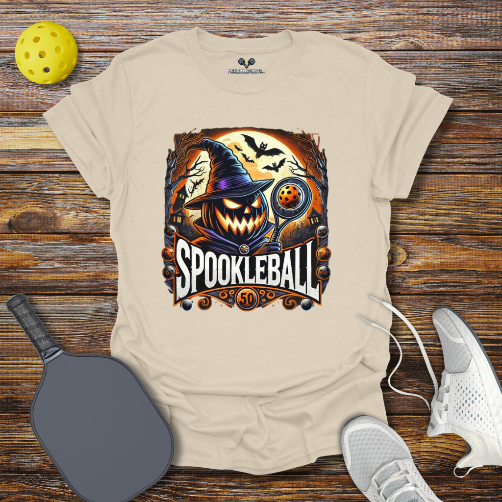 Funny Pickleball Shirt – Spookleball Halloween T-Shirt
