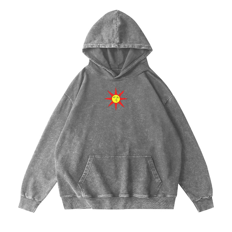 Praise The Sun Unisex Washed Hoodie