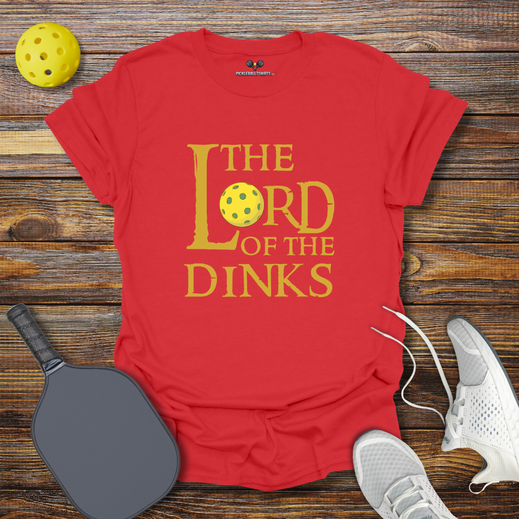 Funny Pickleball Shirt – The Lord of the Dinks T-Shirt