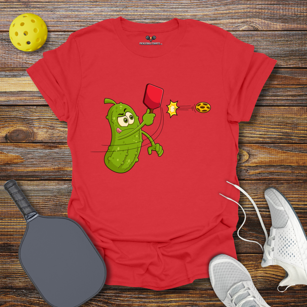 Funny Pickleball Shirt – Pickle Playing T-Shirt