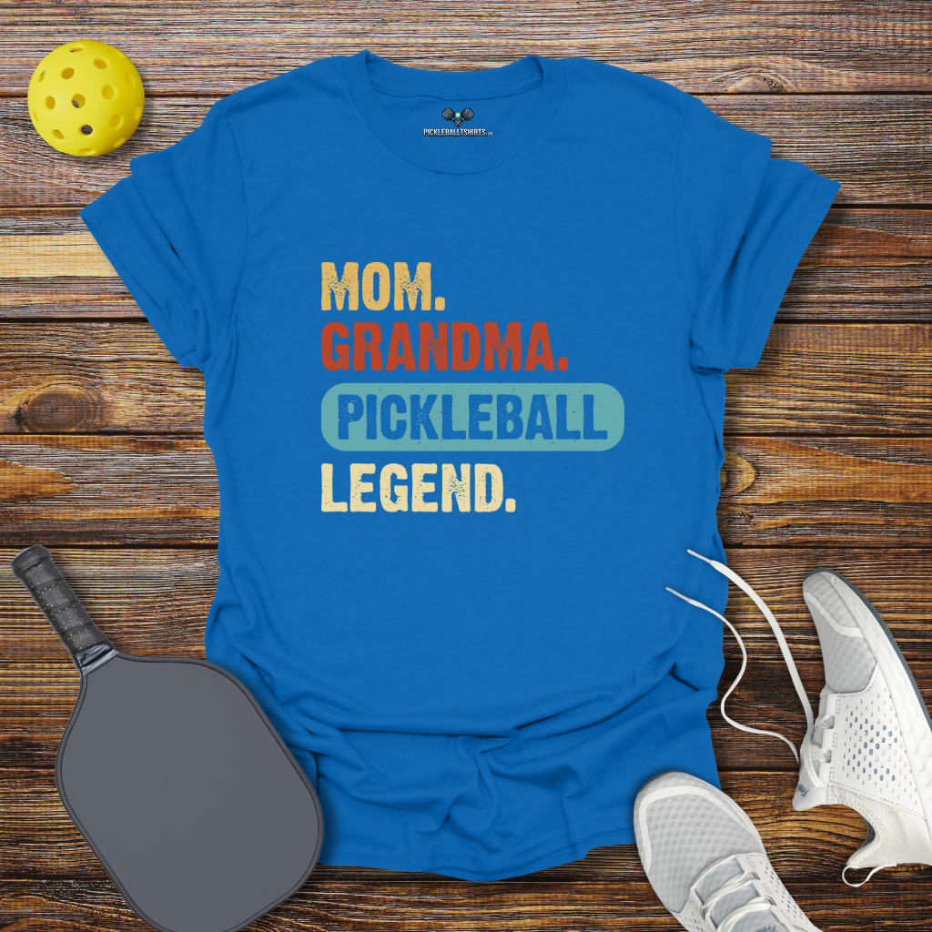 Funny Pickleball Shirt – Mom Grandma Pickleball Legend T-Shirt