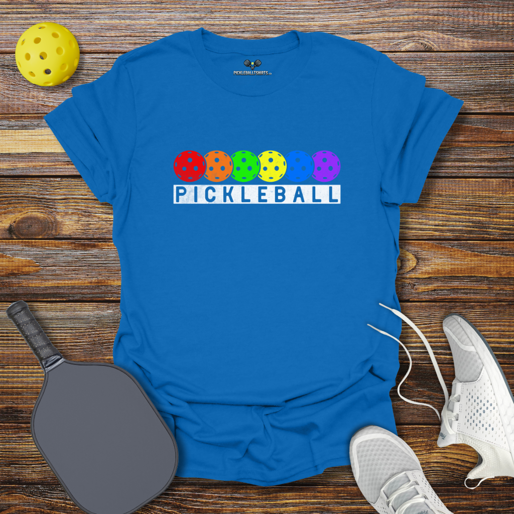 Funny Pickleball Shirt – Pickleball Retro Balls T-Shirt