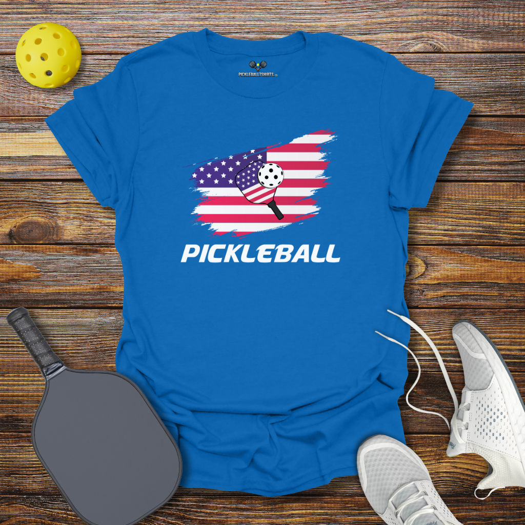 Funny Pickleball Shirt – Pickleball USA T-Shirt