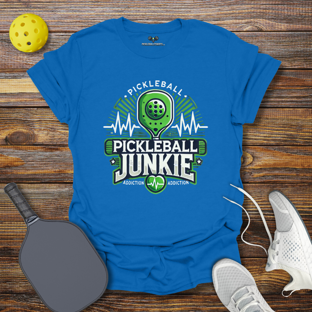 Funny Pickleball Shirt – Pickleball JUNKIE T-Shirt
